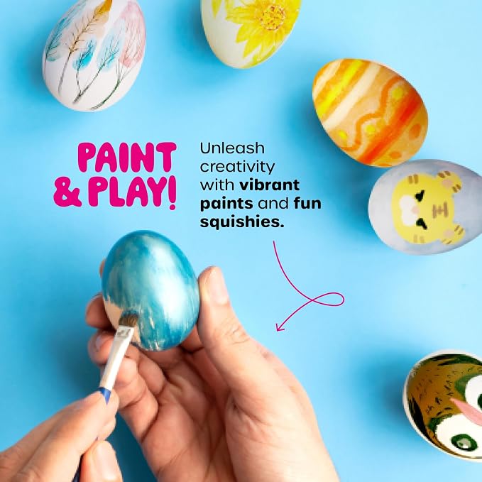 Taba Squishy Making Kit for Kids - Gifts for Girls - Kids Crafts - 6 7 8 9 10 11 12 Year Old Girl Birthday Gift - Squishies Craft Kits - Arts and Crafts for Kid for 8-12 - Toys for Girls (Easter)