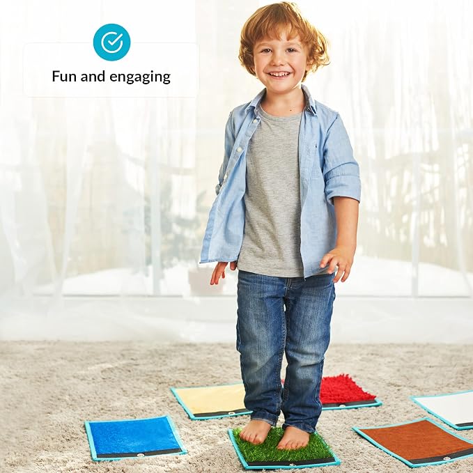 ODOXIA Sensory Mats for Autistic Children | Sensory Tiles for Kids | Mats, Discs & Bean Bags | Sensory Wall Panel | Multi-Sensory Exploration | Sensory Toys | Sensory Room Equipment | Tactile Play