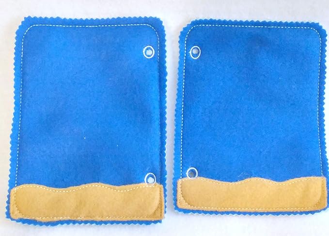 Children's Felt Quiet Book for Toddler, 2 Beach Pages with Felt Doll and 9 Pieces - Gift for Girl - Imaginative PlayQB153