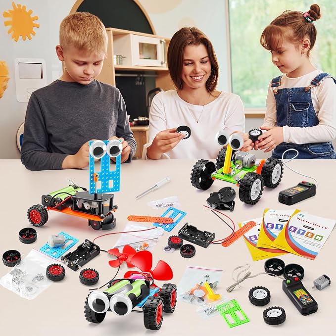 Robot STEM Kits for Kids Age 6-8 8-10, STEM Toys for Boys Crafts Ages 8-13 | Science Building Kits for Kids 5-7 8-12, Robotics Engineering Experiments, 8 9 10 11 12-14 Year Old Boys Girls Birthday Gifts