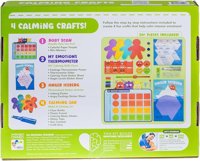 Open The Joy Calming Crafts Kit – Kids Mindfulness & Stress Relief