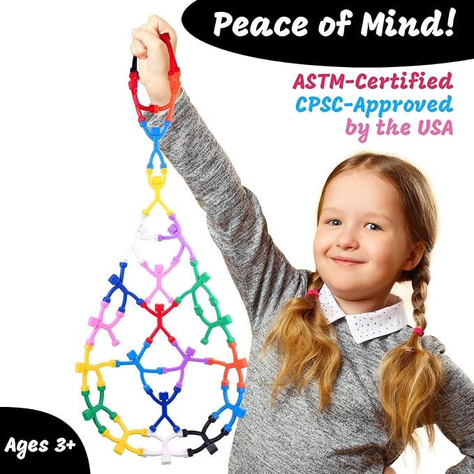 24pcs Magnetic Robote Figures for Kids 3-8 Travel STEM Fidget Toy | Safe ASTM-certified, Quiet Play for Airplane Car Trips Restaurant, Develops Creativity for Classroom Rewards Stocking Stuffer
