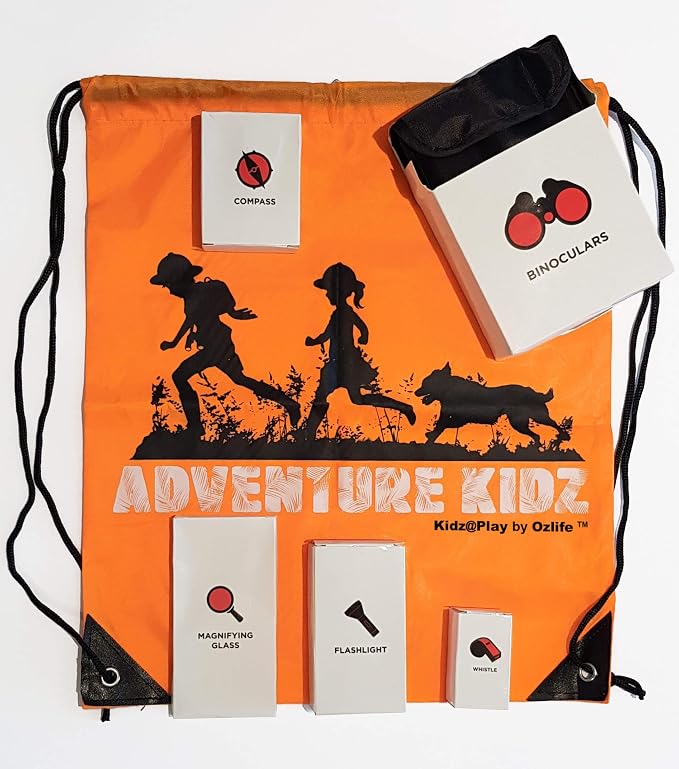 Adventure Kidz Orange Outdoor Exploration Kit for Children