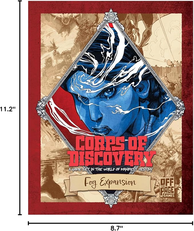 Corps of Discovery: Fog Expansion | Survival Challenge with Hidden Terrain Rules, 1–4 Players, Ages 14+, Comes with new Gear, and Destiny cards!