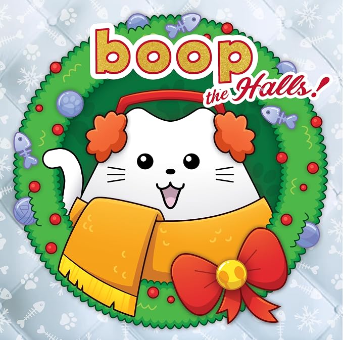 Smirk & Dagger Boop The Halls Holiday Board Game | Strategy game for 2 players, ages 10+, 3D gameboard, painted cat meeples