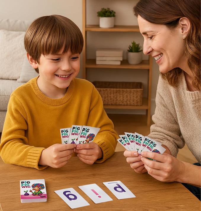 Clever Noodle Pig Fig Wig I A Hilarious Fun Word Game for Kids Learning to Read I Phonics Game I Reading Games