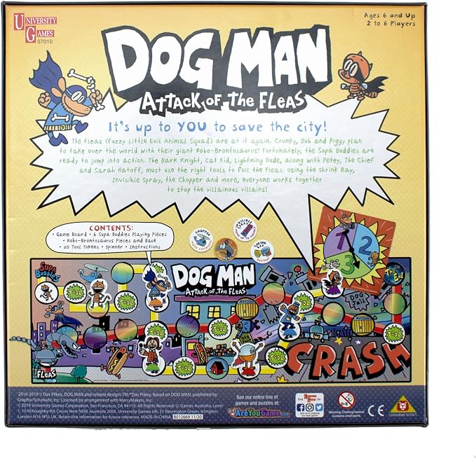 University Games Dog Man: Attack of the Fleas Game (UG-07010)