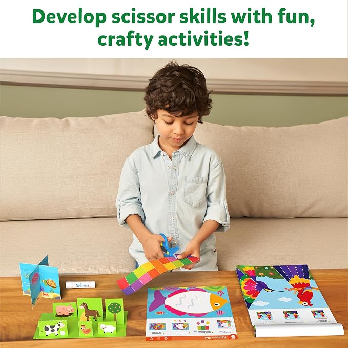 Skillmatics Poke-in Art Underwater Animals & Snip Snip Animals Bundle, No Mess Art for Kids, DIY Creative Activity, Gifts for Boys & Girls Ages 3, 4, 5, 6, 7, 8, 9