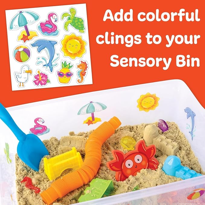 Creativity for Kids Sensory Bin: Beach - Toddler and Preschool Toys, Sensory Box with Toys for Toddlers, Kids Gifts for Toddler Boys and Girls (Ages 3+)