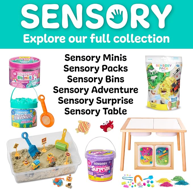 Creativity for Kids Sensory Surprise Ocean Kit | Crunchy Sensory Foam Toy for Kids | Dig, Squish & Discover Hidden Ocean Surprises | Mess-Free, Screen-Free Play (Ages 4+)