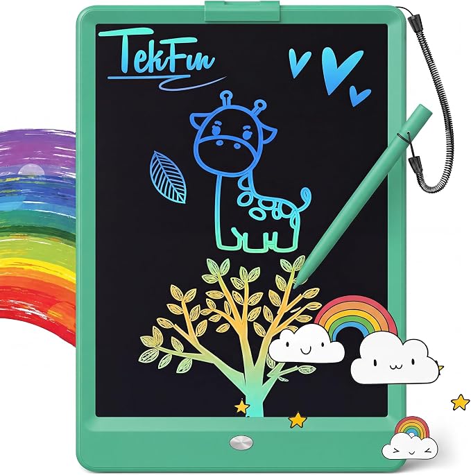LCD Writing Tablet for Kids, 10-inch Coloring Drawing Pad, Mess Free Doodle Board, Easter Gifts for Boys and Toddlers, Toys for 3 4 5 6 7 8 Year Old Girls(DarkGreen)