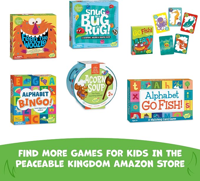 Peaceable Kingdom Count Your Chickens Award Winning Cooperative Counting Game for Kids | Award-winning cooperative counting game—help the hen gather all 40 chicks. Builds early math skills, great for ages 3+