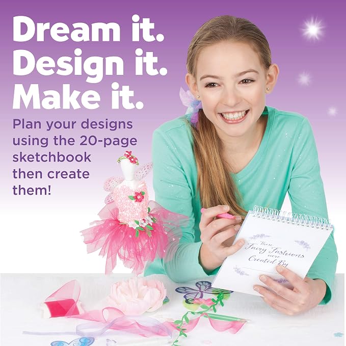 Creativity for Kids Designed by You Fairy Fashions - Create Your Own Doll Clothes (Ages 8+)