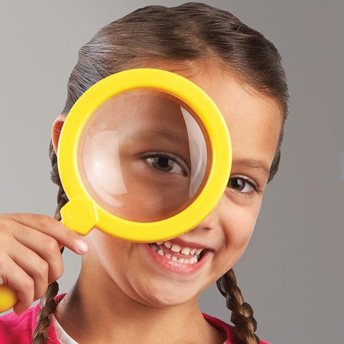 Learning Resources Magnifier & Tweezers - Fine Motor for Kids, Science Toys, STEM, Toddler Explorer Kit, Boys and Girls Gifts, Ages 3+