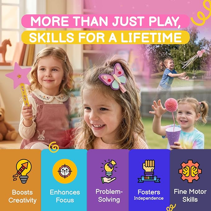 QuTZ 10-in-1 Interactive Craft Box, Crafts that Become Toys for Kids 4-8 | Everything pre-cut & ready. One project per box. 20+ materials (LED strips, snap bracelets, floating craft).