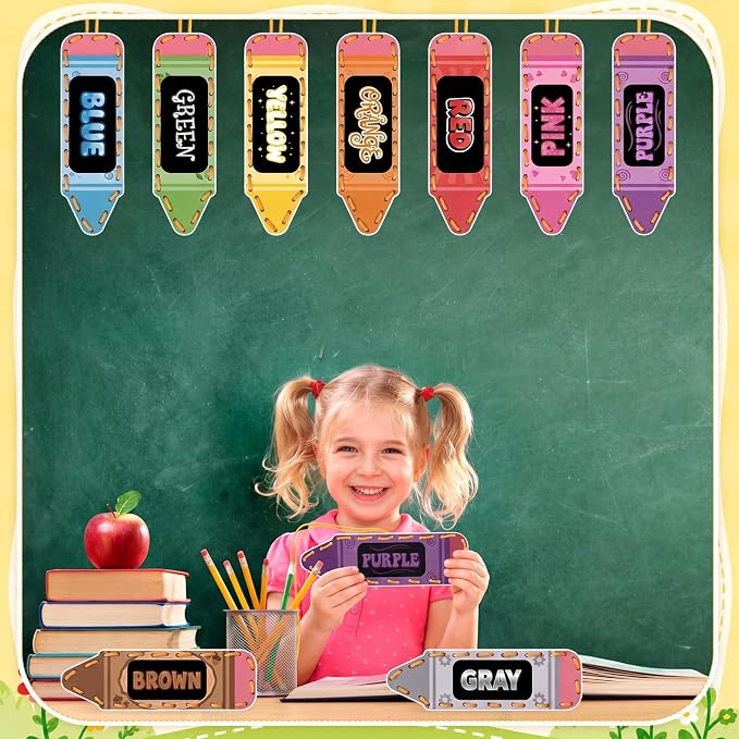 Funrous 10 Pieces Kids Recognition Lacing Cards,Color | Thick Cardboard Educational Sewing Cards, Double Sided Lacing Playing Games, For Preschool Developing Imagination Supplies