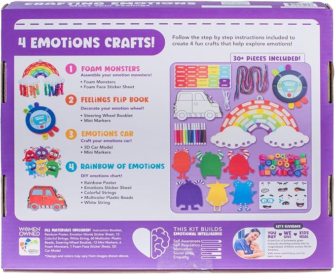 Open The Joy Crafting Emotions Kit – Kids DIY Mindfulness & Sensory Art