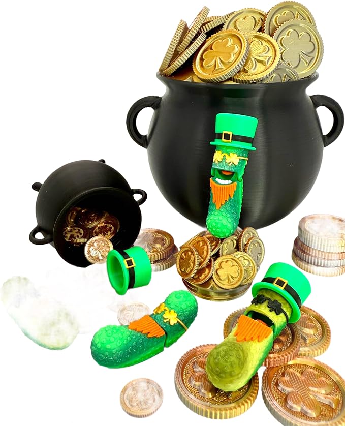Tickle Pickle Fidget Toy - Pickle Fidget - Fidget Toy (St. Patrick's)