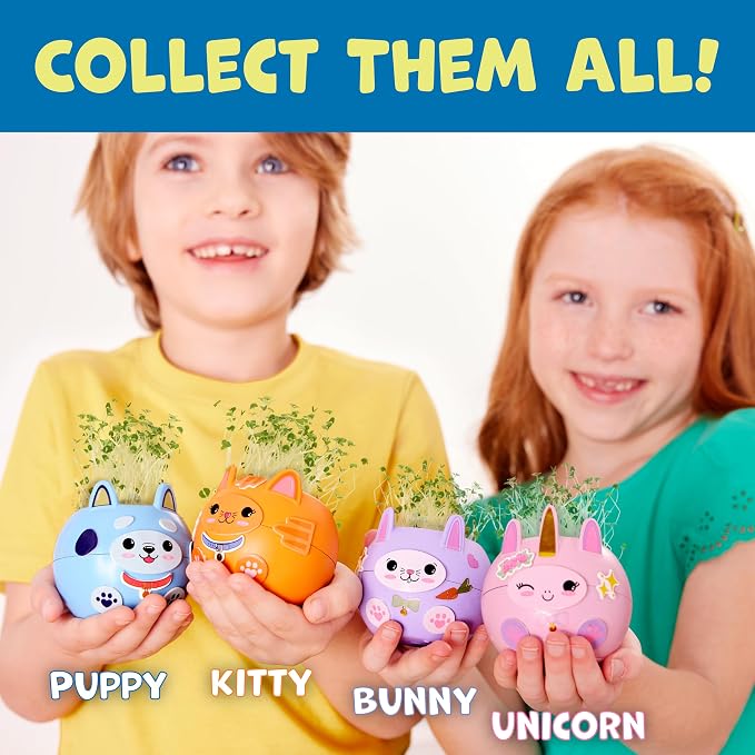 Creativity for Kids Plant-A-Pet: Puppy Toys for Girls - Mini Gifts for Girls, Arts and Crafts for Kids, DIY Activity Set & Screen Free Summer Fun (Ages 6+)