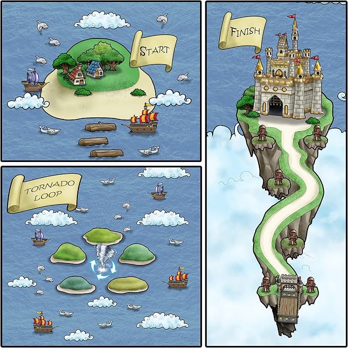 Mathemagical World - Addition & Subtraction Math Board Game for Kids, 2-4 players, Ages 5+ and Perfect for Homeschool, Kindergarten, Pre-k, and Gifted & Talented Prep