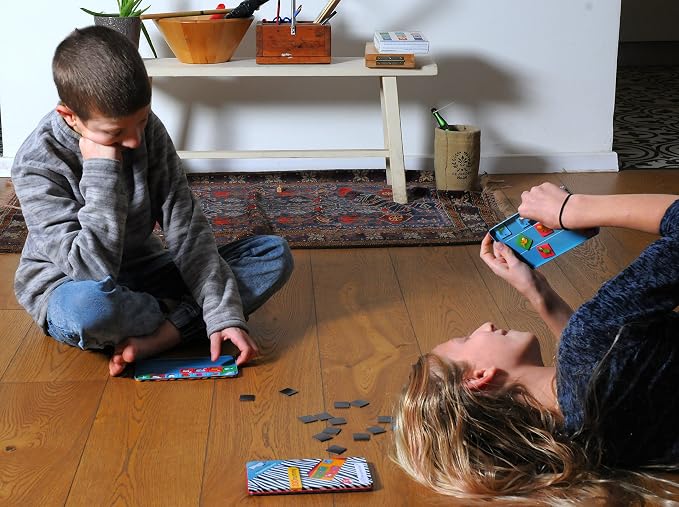 The Purple Cow Magnetic Game Box for Kids & Adults - Magnetic Puzzle Box -Improve Fine Motor Skills & Encourage Spatial Perception - Ideal for Travel