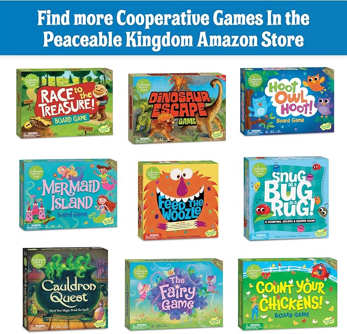Peaceable Kingdom Gnomes at Night A Cooperative Maze Game for 2 to 4 Kids Ages 6+