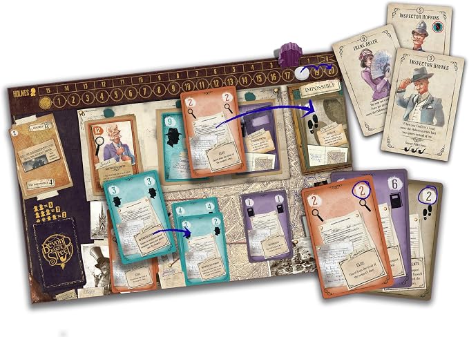 Beyond Baker Street Board Game - A Cooperative Mystery and Deduction Challenge for Kids & Adults, Ages 10+, 2-4 Players, 30 Minute Playtime, Made by Z-Man Games