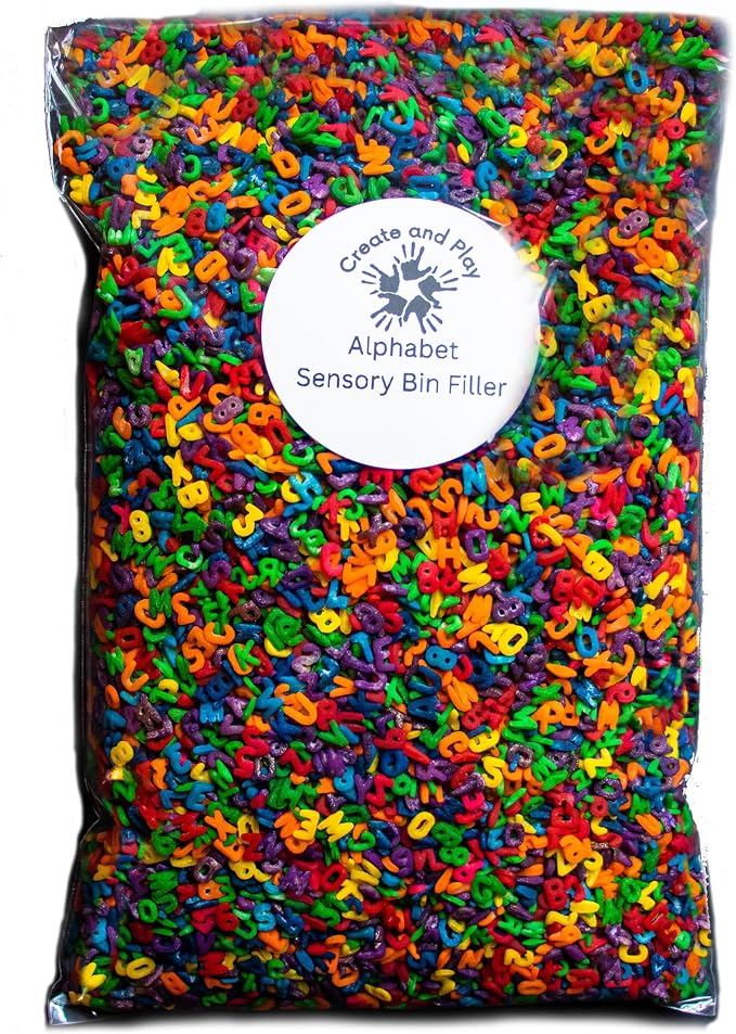 Open Ended Toys | Sensory Rice, Colored Rice, Sensory Bin Filler, Sensory Filler, Sensory Table Filler, Sensory Pasta, Arts and Crafts for Kids, Autism Sensory Toys, Toddler Sensory Toys (12 Cups)