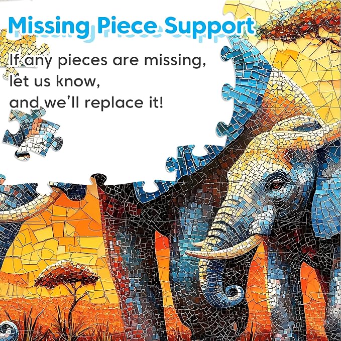 Puzzles for Kids Ages 6-8 8-10 Year Old - Elephants, Farm, Beach, Dogs, Large Piece Puzzles for Seniors Adults 100 Pieces Jigsaw Puzzle for Kids Ages 4-6, Learning Educational Toys