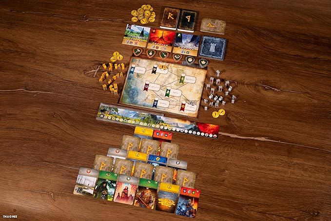 Asmodee The Lord of The Rings: Duel for Middle-Earth Board Game - Epic Strategy Game of Power and Conquest for Kids and Adults, Ages 10+, 2 Players, 30 Minute Playtime | Battle for Middle-earth in an epic two-player strategy showdown. Ages 10+, 2 Playe...