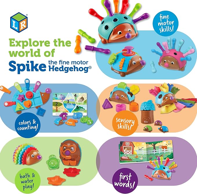 Learning Resources Spike the Fine Motor Hedgehog Fidget Friend