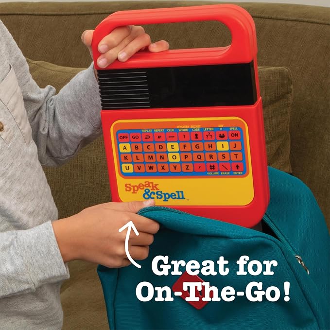 Speak & Spell Educational Learning Toy, Spelling Games, 80s Retro Handheld | Educational Learning Toy, Spelling Games, 80s Retro Handheld, Autism Toys