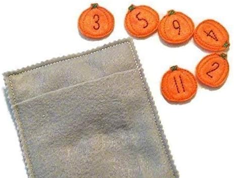 Quiet Book Page - Counting Pumpkin Truck - Interactive Learning Page for Toddlers #56