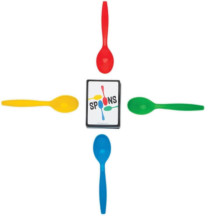 On the Go Spoons Playing Card Games for Kids Deck of Cards Fun Family Games