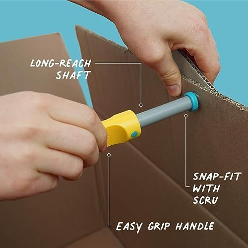 Makedo Discover | 126 Piece Cardboard Construction Toolbox for 1-5 Makers | STEM and STEAM Educational Toys for Kids | At Home Play + Classroom Learning | Reusable Tools for Boys and Girls Age 5+ | STEM + STEAM Educational Toys for Kids | At Home Play ...