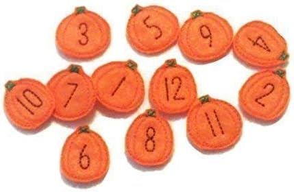 Quiet Book Page - Counting Pumpkin Truck - Interactive Learning Page for Toddlers #56