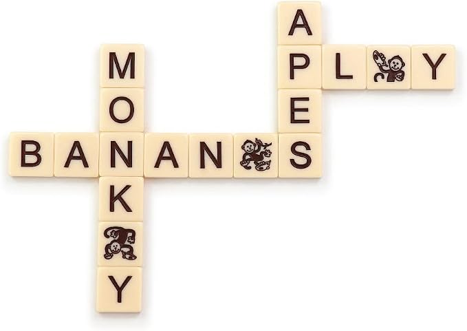 Bananagrams WildTiles Vocabulary Building and Spelling Improvement Lettered Tile Game for Ages 7 and Up