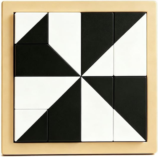 Hiding Blocks Brain Teaser Game for Kids & Adults, 365 Challenges 5 Difficulty Levels, Portable Design for Brain Training(Hiding Blocks)