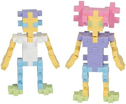 PLUS PLUS 240 Piece Pastel Mix - Mini Waffle Blocks, Classroom Must Haves | STEM Toys, Sensory Bin Filler, Autistic Kids Must Haves, Gifts for Boys & Girls, Christmas Stocking Stuffers for Kids