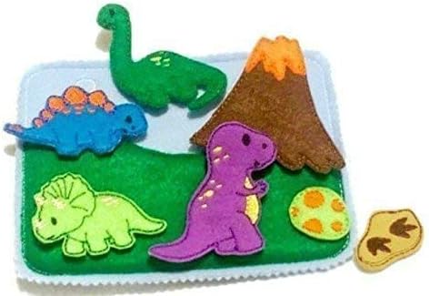 Build Your own Quiet Book Dinosaur Play Activity #41