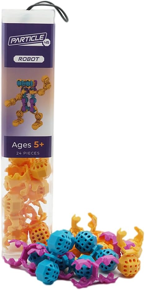 Particle 45-24 Piece Kit - STEM/STEAM Building + Construction Toy, for Open + Imaginative Play Ages 6 +