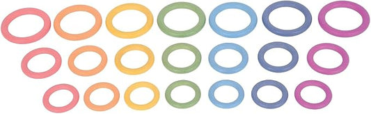 TickiT-73977 Rainbow Wooden Rings - Set of 21 - 3 Sizes - Counting and Sorting Rings - Loose Parts Wooden Toy for Babies and Toddlers 10m+ - Inspire Curiosity and Open-Ended Play | Counting and Sorting Rings, Loose Parts Wooden Toys, Inspire Curiosity ...