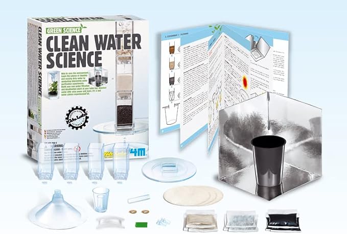 4M Green Science Clean Water Science - DIY Water Filtration Kit for Kids