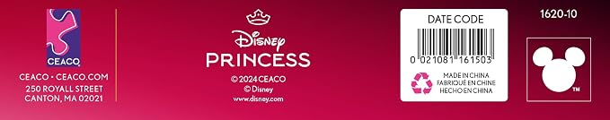Ceaco - Disney Rapunzel and Pascal - 100 Piece Puzzle for Kids Ages 6-8 | Officially Licensed, Glitter Accents, Made in USA, Finished Size 24 x 18 in, Kids' Favorite Characters, Giftable