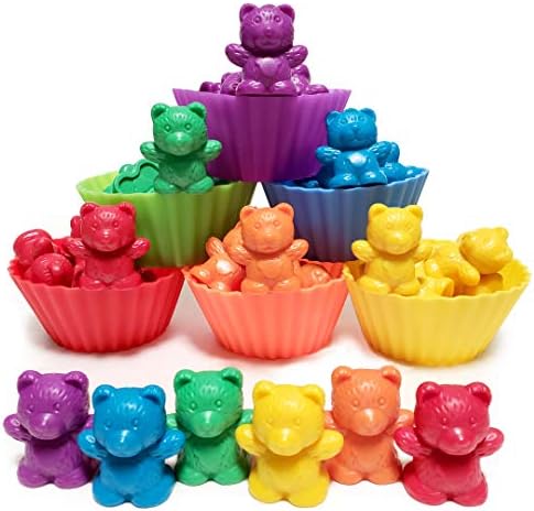 Cute & Cuddly Counting Bears - Sort, Count, Match & Play with 48pc + eBook | Sort, Count, Match & Play, 48pc, eBook