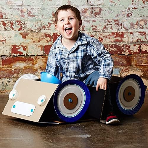 Makedo Mini-Tool 012, 12 Piece | STEM and STEAM Educational Toy | Upcycled Cardboard Construction Projects, at Home Play and Classroom Learning, for Boys and Girls Age 4+