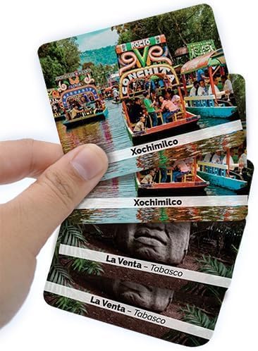 Menique – Mexican Roots Memory Game – Bilingual – 100 Cards (50 Pairs) with Real Photographs – Includes Booklets in English & Spanish – Cultural Matching Game for Kids & Adults