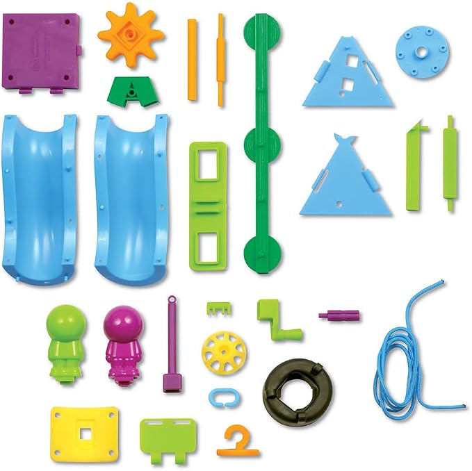 Learning Resources Playground Engineering & Design Building Set | Building Toys for Kids Ages 4-8, Toddler STEM Toys, Classroom STEM Activities, Engineering for Kids, Construction Toy