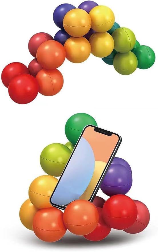 2 Sets of Sensory Toys, Calming Artifact, Kindergarten Treasure Box, Airplane Travel Activity, Road Travel Pressure Ball, Suitable for Children Aged 3 and Above