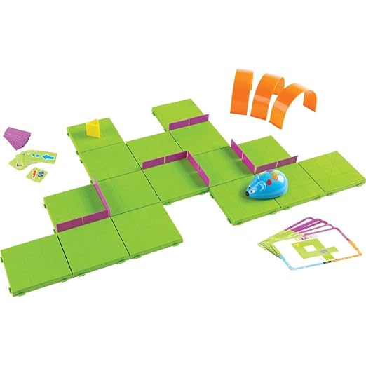 Learning Resources Code & Go Robot Mouse Activity Set | Screen‑Free Coding Robot Toy, Early Programming for Kids, STEM Robotics Kit, Ages 4+